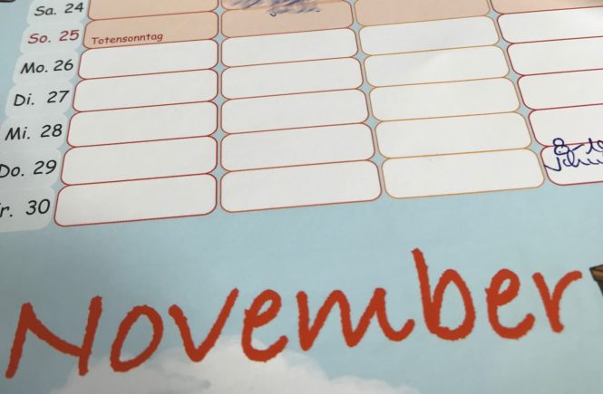 November Monatsplan Jahresplan Wochenplan Kalender Monat Jahr 2018 2019
