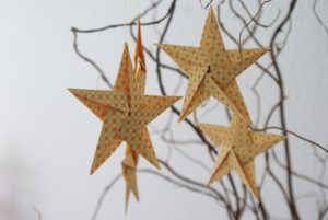 Sterne DIY Weihnachten Xmas Christmas Weihnachtsstern Deko Inspiration